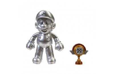 Super Mario 4" Figure - Metal Mario With Trophy UK Sale