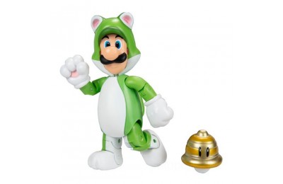 Super Mario 4" Figure - Cat Luigi With Super Bell UK Sale