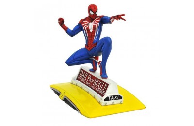 Diamond Select Marvel Gallery Spider-Man (PS4) PVC Figure - Spider-Man On Taxi UK Sale