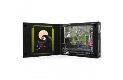 The Nightmare Before Christmas Jack Skellington, Sally and Zero Exclusive Collector's Action Figures Set UK Sale