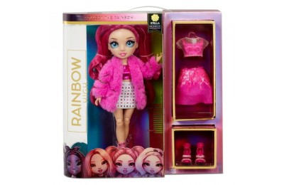 Rainbow High Stella Monroe – Fuchsia Fashion Doll with 2 Complete Mix & Match clothes and Accessories UK Sale