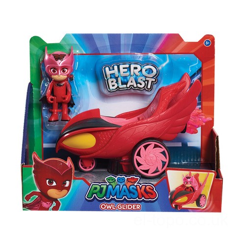 PJ Masks Hero Blast Vehicle - Owlette UK Sale