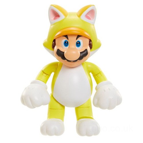 Super Mario 4" numbers - Cat Mario with Bell UK Sale