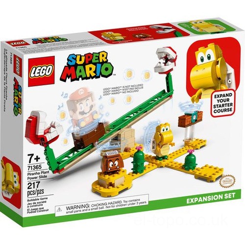 LEGO Super Mario Piranha Plant Power Slide Expansion Set - 71365 UK Sale