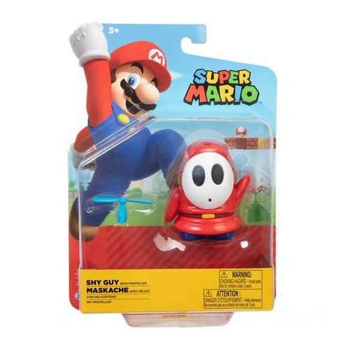 Super Mario 4" Figure - Red Shy Guy With Propeller UK Sale