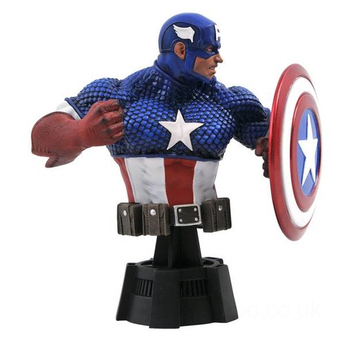 Diamond Select Marvel Comics Bust - Captain America UK Sale