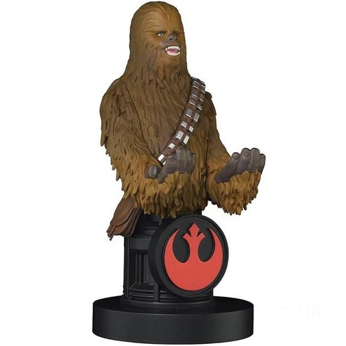 Star Wars Collectable Chewbacca 8 Inch Cable Guy Controller and Smartphone Stand UK Sale