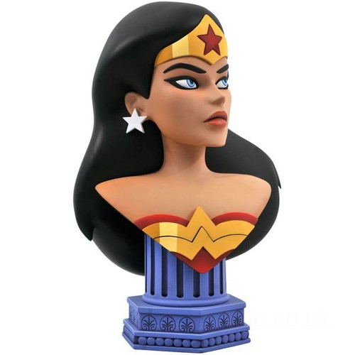 Diamond Select DC Animated Universe Legends In 3D 1/2 Scale Bust - Wonder Woman UK Sale