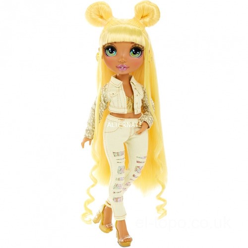 Rainbow High Sunny Madison – Yellow Fashion Doll with 2 Outfits UK Sale