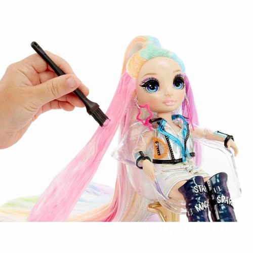 Rainbow High Salon Playset with Rainbow of DIY Washable Hair Color (Doll Not Included) UK Sale