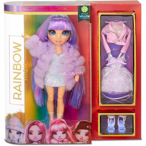 Rainbow High Violet Willow – Purple Fashion Doll with 2 Outfits UK Sale